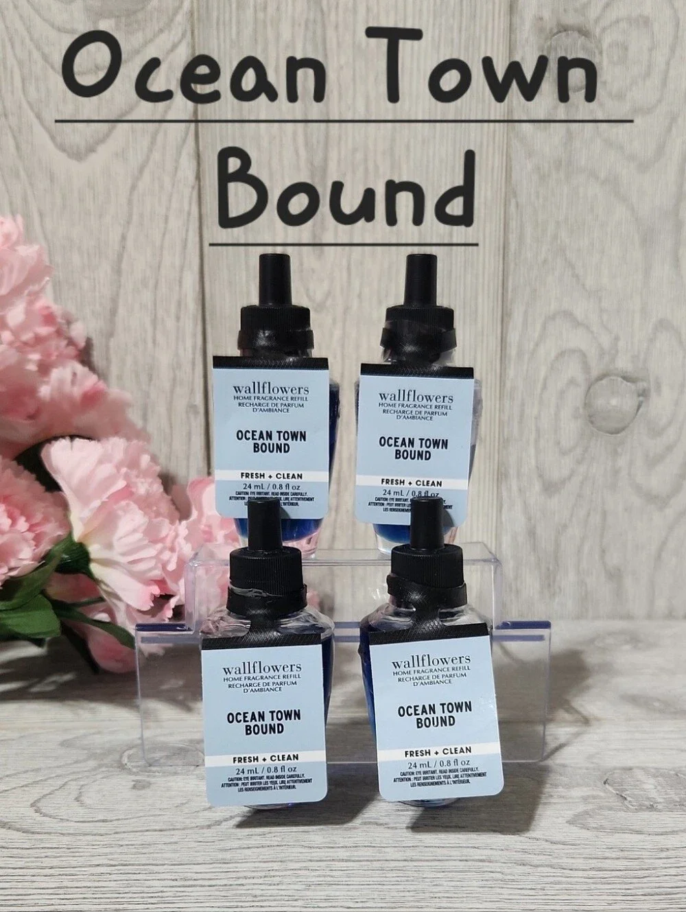 Bath & Body Works Ocean Town Bound Wallflower Refills X4